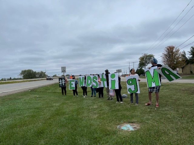 #EndTheStigma around town